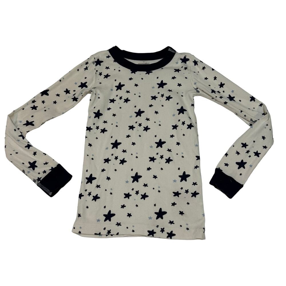 Hanna Andersson Moon and Back Replacement Pajama Top Boys Size 10 Blue Stars